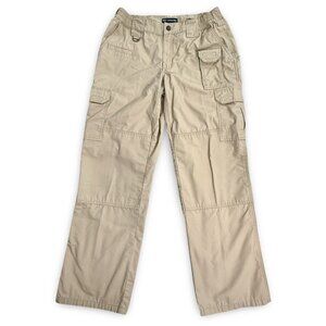 5.11 Tactical Pants Womens 10 Khaki Tan 64360 Cargo Ripstop Utility Work Outdoor